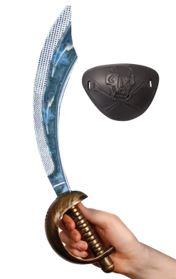 Smiffys Pirate Cutlass With Eyepatch