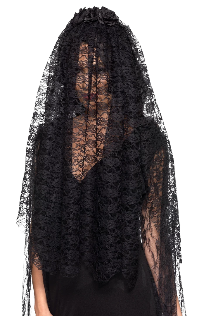 Smiffys Gothic Black Veil 1 Smiffys Gothic Black Veil