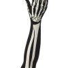 Bristol Novelty Long Skeleton Gloves