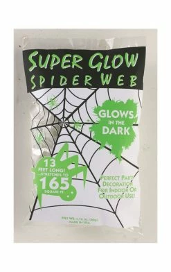Palmer Glow In Dark Cobweb Decoration