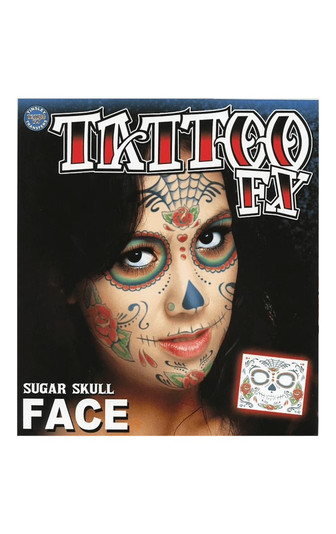Tinsley Transfers Halloween Sugar Skull Face Accessory 1 Tinsley Transfers Halloween Sugar Skull Face Accessory