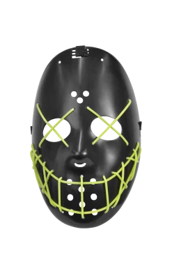 Bristol Novelty Anarchy Green Glow Purge Facepiece Movies