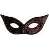 Generic Black Pointed Glitter Facepiece