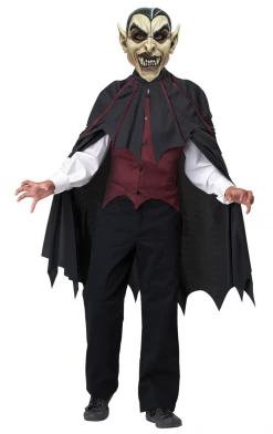 California Costumes Kids Moving Facepiece Vampire Costume Halloween