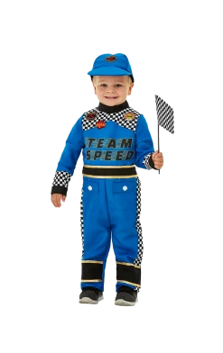 Smiffys Kids Race Car Driver Costume Sports