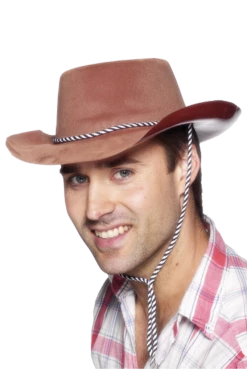 Smiffys Cowboy Brown Hat Accessory