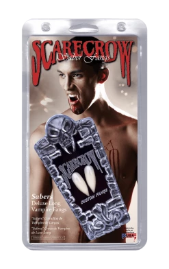 Scarecrow Halloween Sabre Fangs Accessory