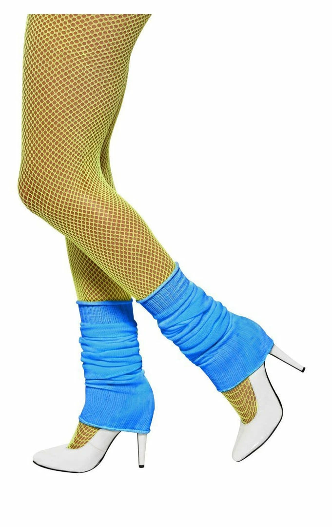 Smiffys All Decades /Era Costumes Blue Leg Warmers Accessory 1 Smiffys All Decades /Era Costumes Blue Leg Warmers Accessory