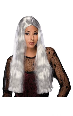 Rubies Witch Wig Grey Halloween