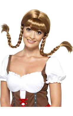Smiffys Bavarian Babe Wig Around The World