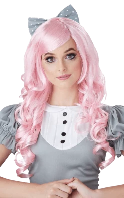 California Costumes Dolls Pink Cosplay Wig