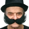 Generic Black Tsar Moustache Accessory All Accessories