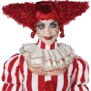 California Costumes Creepy Clown Dark Red Wig Circus