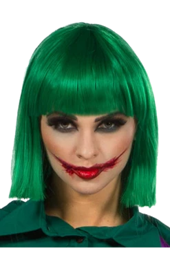 West Bay Cosplay & Comic Con Cindy Emerald Dark Green Wig