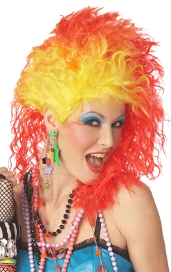 California Costumes Punk True Colours Wig