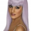 Smiffys Glamourama Wig Lilac Accessory Fairies