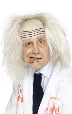 Smiffys All Accessories Funny Professor Wig