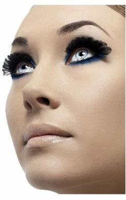 Smiffys Feather Small Black Eyelashes Festivals