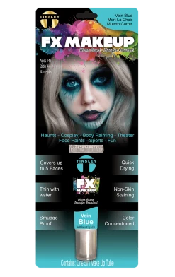 Tinsley Vein Blue Makeup