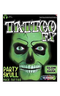 Tinsley Transfers Glow In The Dark Skull Transfer