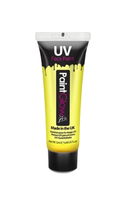 PaintGlow Space / Sci-Fi Yellow UV Face & Body Paint