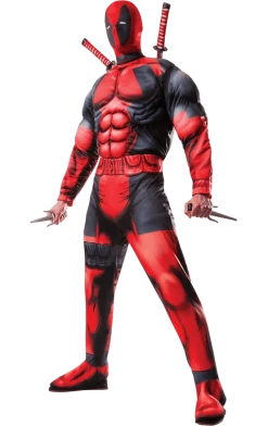 Rubies Book Characters Mens Classic Marvel Deadpool Costume