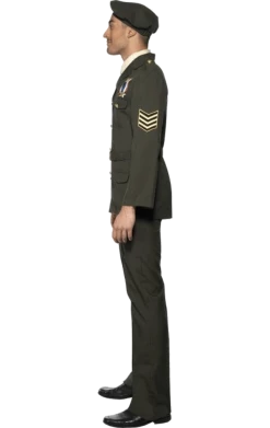 Smiffys American / USA Mens Wartime Military Officer Costume