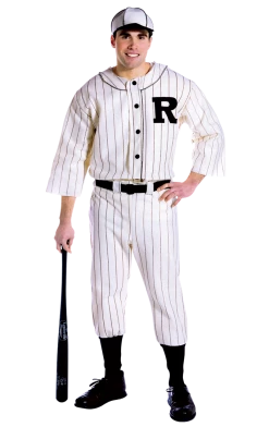 Rasta Imposta American / USA Old Style Baseball Player Costume