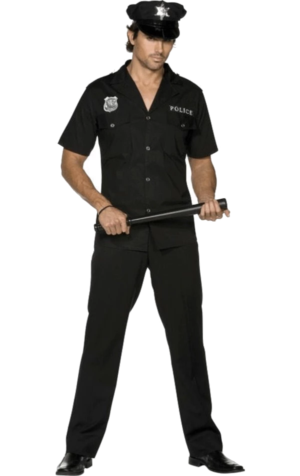 Smiffys Mens Cop Costume 1 Smiffys Mens Cop Costume