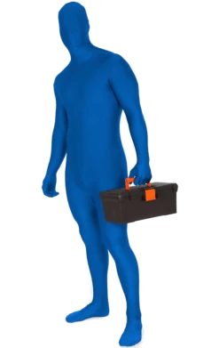 Body Republic Morphsuit Blue Costume