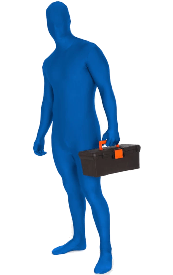 Body Republic Morphsuit Blue Costume 2 Body Republic Morphsuit Blue Costume