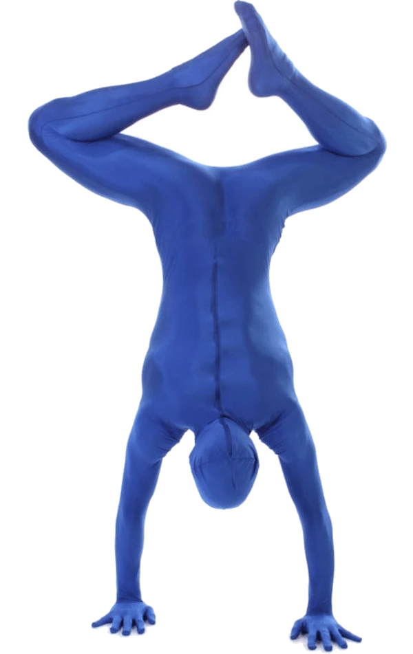 Body Republic Morphsuit Blue Costume 3 Body Republic Morphsuit Blue Costume