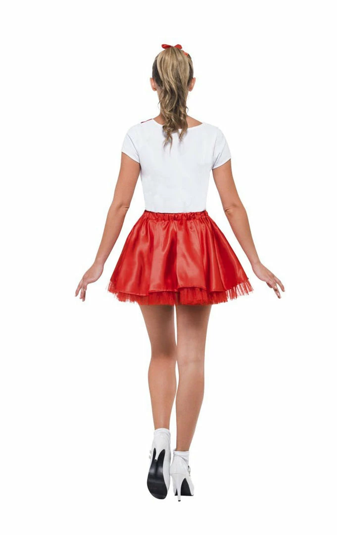 Smiffys Womens Grease Sandy Cheerleader Costume 3 Smiffys Womens Grease Sandy Cheerleader Costume