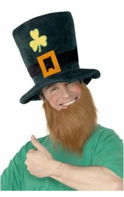 Smiffys Around The World Adult Irish Leprechaun Hat & Beard