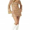 California Costumes Womens 70s Disco Doll Costume All Decades /Era Costumes