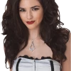 California Costumes Seductress Long Brown Wig Movies