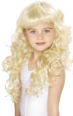 Smiffys Kids Blonde Princess Wig Book Characters
