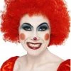 Bristol Novelty Red Clown Afro Wig Circus