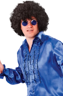 Bristol Novelty Disco Black Afro Wig All Decades /Era Costumes