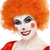 Bristol Novelty Orange Clown Afro Wig Circus