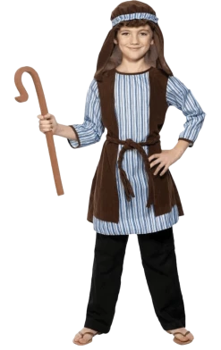 Smiffys Religion Kids Shepherd Nativity Costume