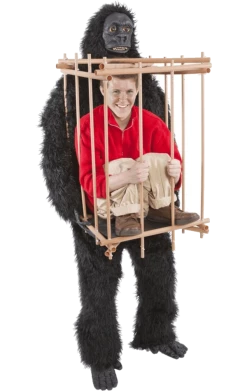 HouseHaunters Gorilla Cage Capture Costume Animals