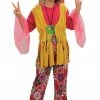 Bristol Novelty Kids 60s Hippy Girl Costume