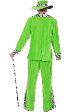 Orion Costumes Adult Green Pimp Costume Novelty