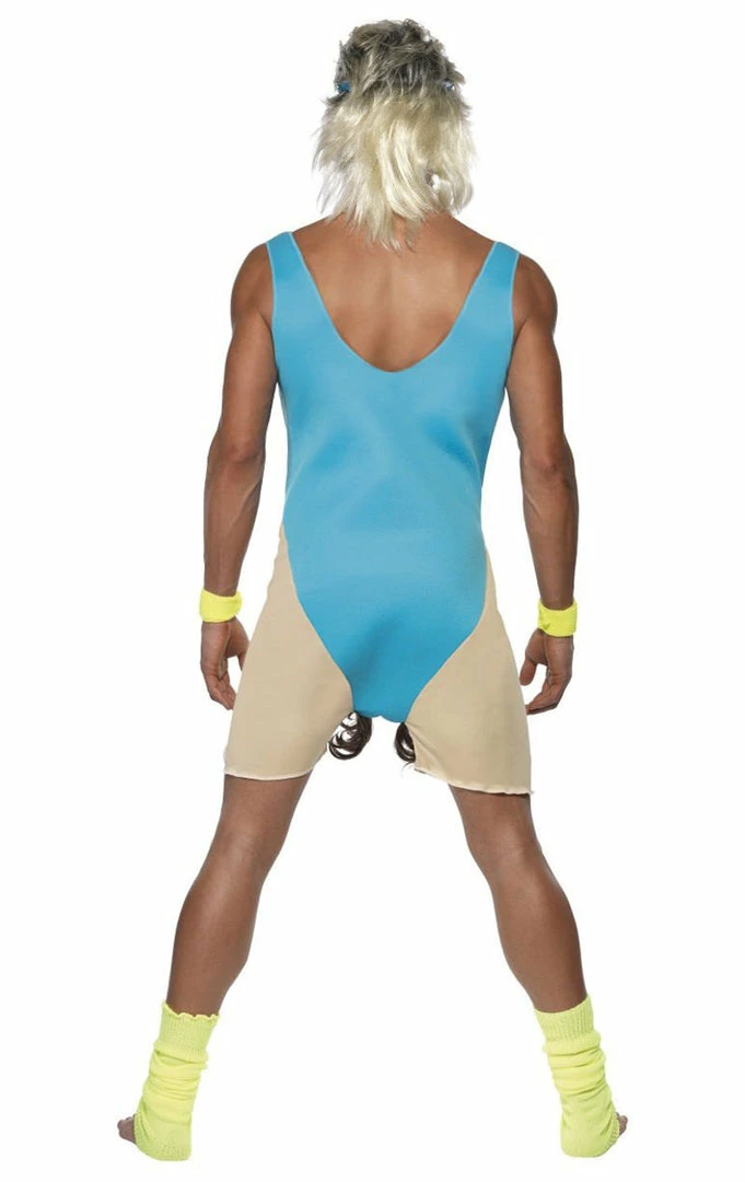 Smiffys Mens Get Physical 80s Workout Costume Novelty 3 Smiffys Mens Get Physical 80s Workout Costume Novelty