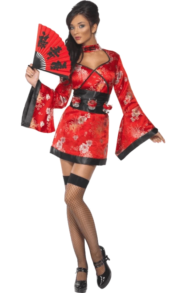 Smiffys Around The World Vodka Geisha Costume 1 Smiffys Around The World Vodka Geisha Costume