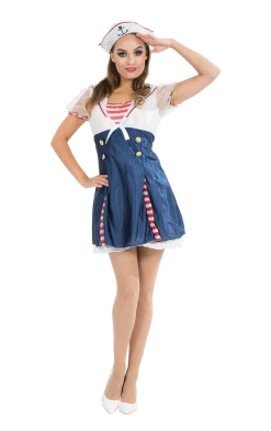 Orion Costumes American / USA Ladies Sailor Dress Costume