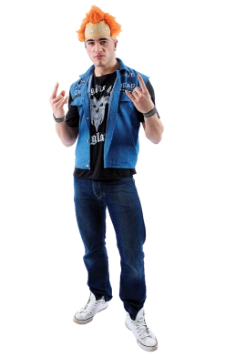 Orion Costumes Mens Vyvyan The Young Ones Costume British / UK