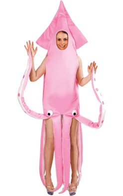 Orion Costumes Animals Adult Pink Squid Animal Costume