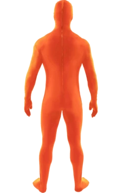 Orion Costumes Novelty Adult Second Skin Suit Orange 5 Orion Costumes Novelty Adult Second Skin Suit Orange